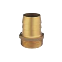 Raccord laiton cannelé pour tuyau Ø30mm /  1"1/4 Male