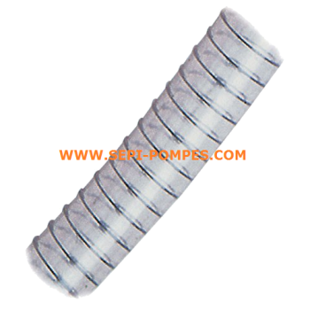 Tuyau PVC pour aspiration avec spirale Acier - Ø mm : 76X90